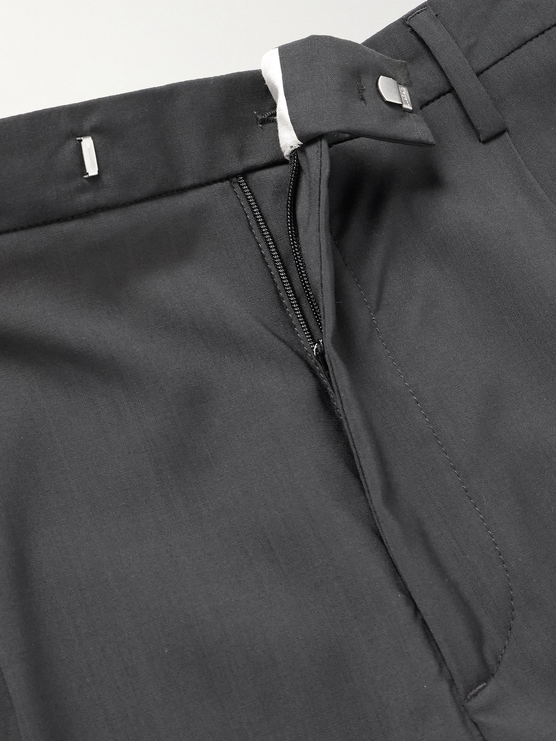 BARENA VENEZIA MASCO STRAIGHT-LEG PLEATED VIRGIN WOOL TROUSERS