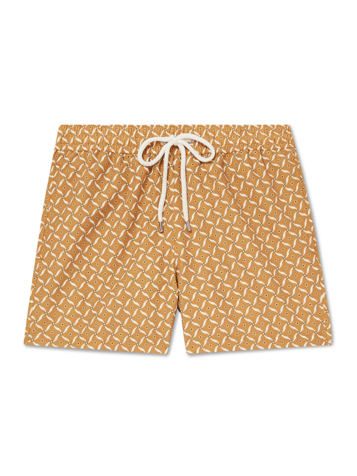 Rio Straight-Leg Mid-Length Printed Recycled Swim Shorts