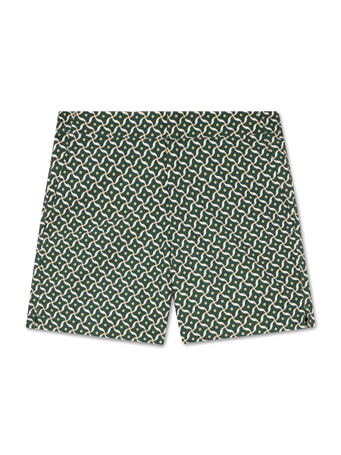 Porto Straight-Leg Mid-Length Printed Recycled Swim Shorts