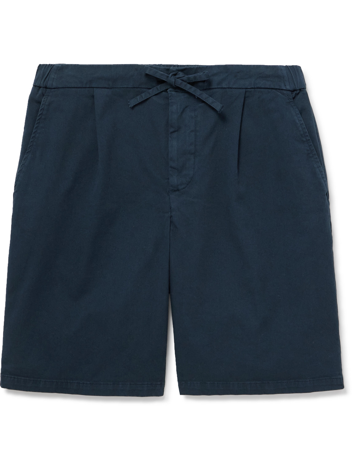 Sergio Straight-Leg Lyocell, Linen and Cotton-Blend Shorts