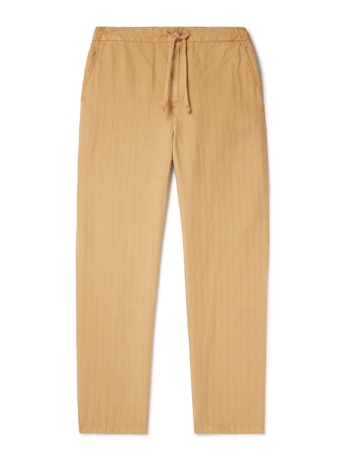 Mendes Straight-Leg Lyocell, Linen and Cotton-Blend Drawstring Trousers