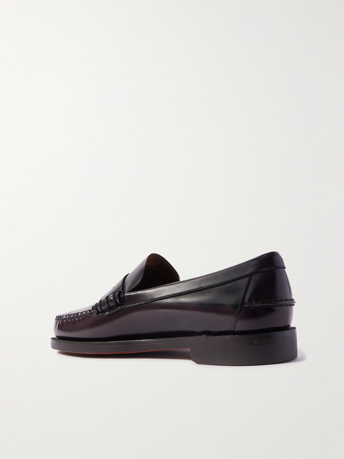 Sebago Classic Dan Leather Penny Loafers In Black