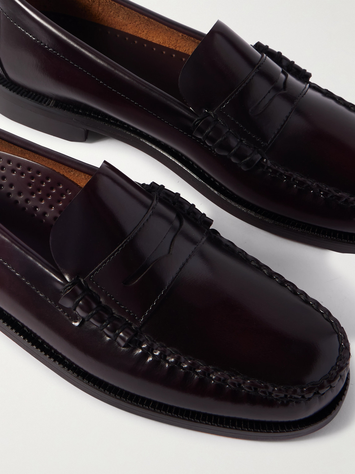 Sebago Classic Dan Leather Penny Loafers In Black