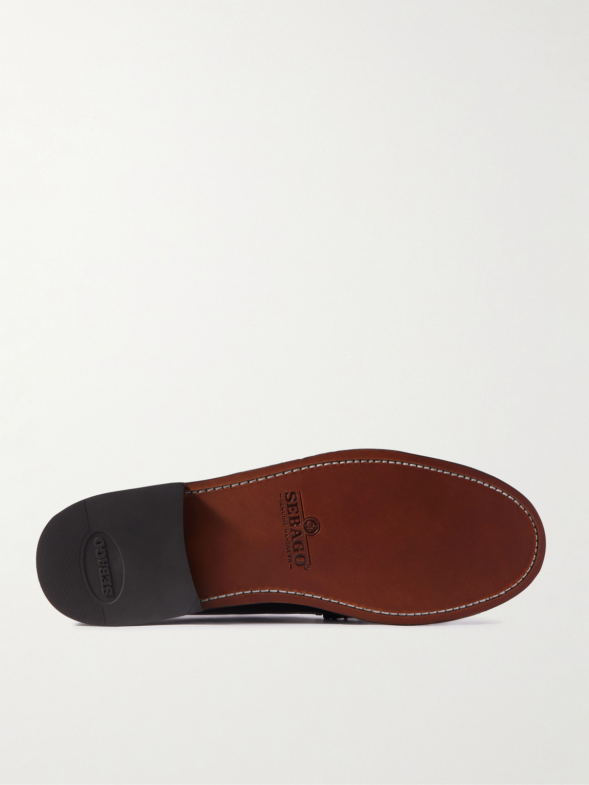 Sebago Classic Dan Leather Penny Loafers In Black