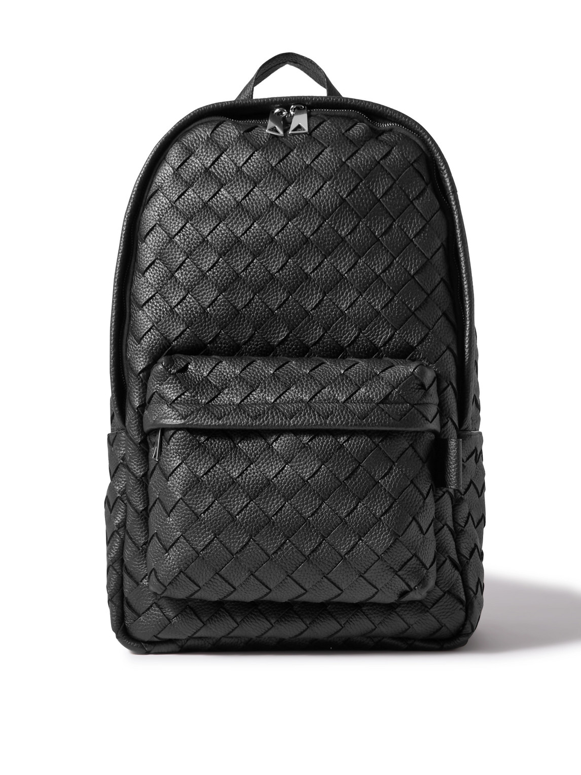 Bottega Veneta Intrecciato Full-grain Leather Backpack
