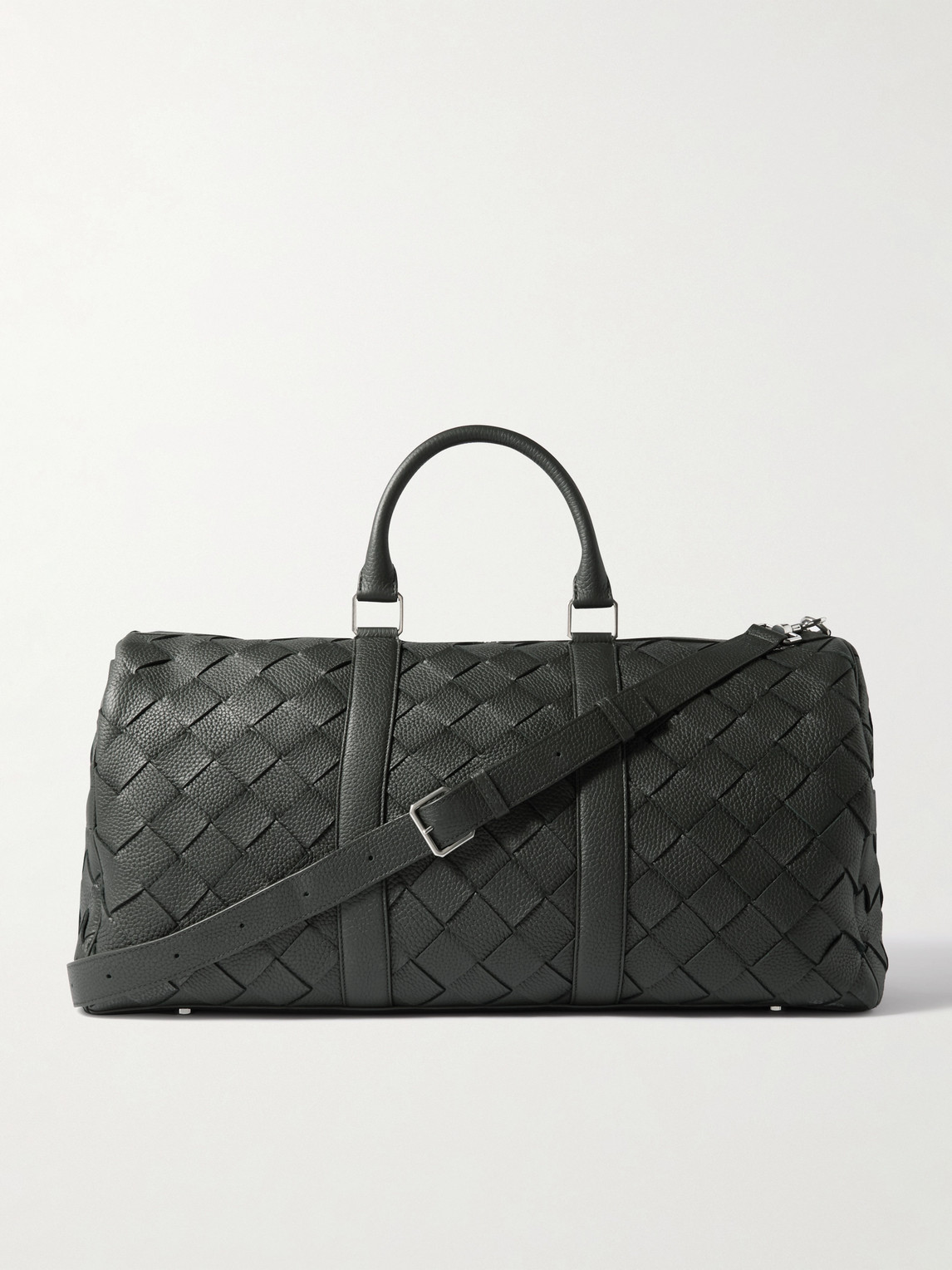 Bottega Veneta Intrecciato Full Grain Leather Duffle Bag - Men