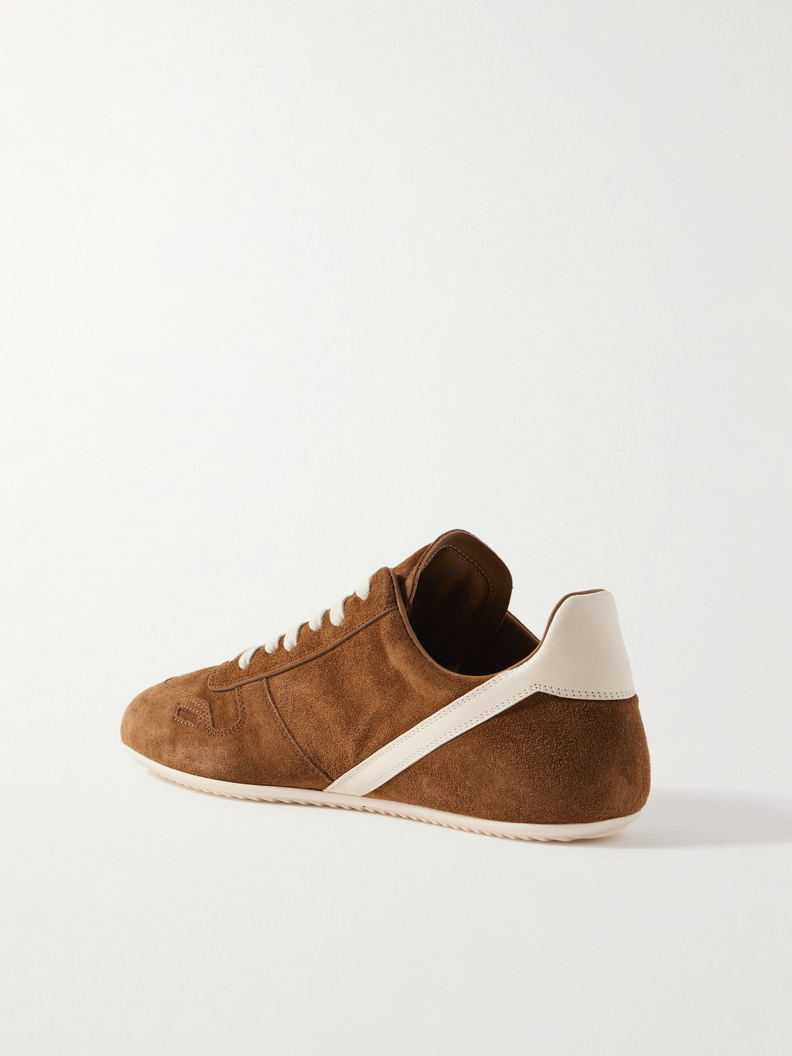 Rick Owens Concordians Minimal Sneak Sneaker In Brown