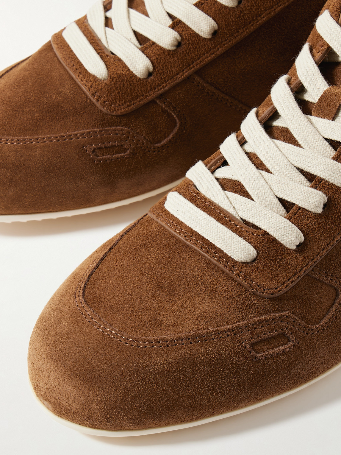 Rick Owens Concordians Minimal Sneak Sneaker In Brown