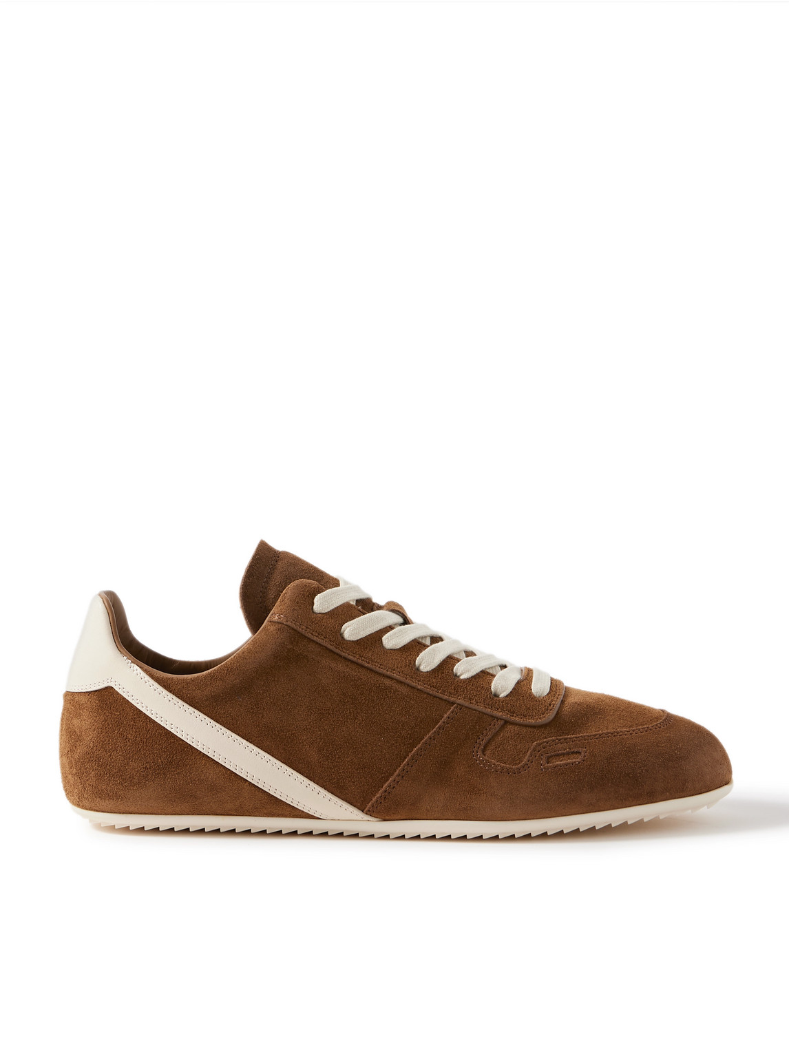 Rick Owens Concordians Minimal Sneak Sneaker In Brown