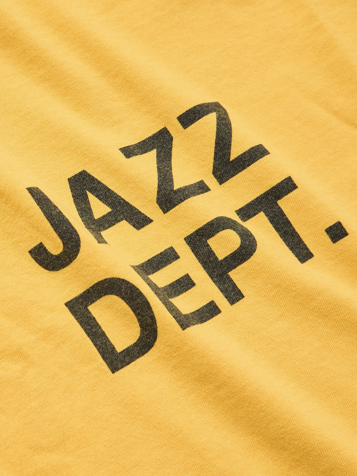 Gallery Dept. Jazzy Logo-print Cotton-jersey T-shirt In Yellow