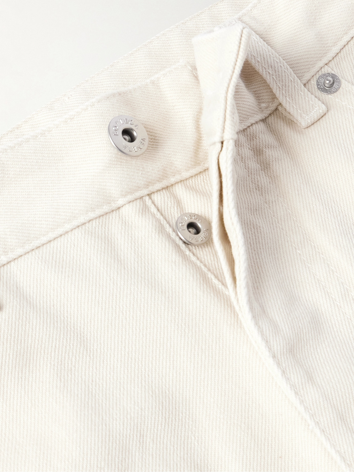 Wide-Leg Embellished Stone-Washed Jeans