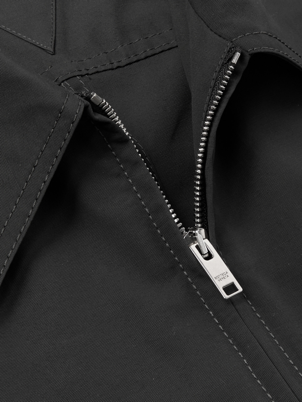 Cotton-Faille Blouson Jacket