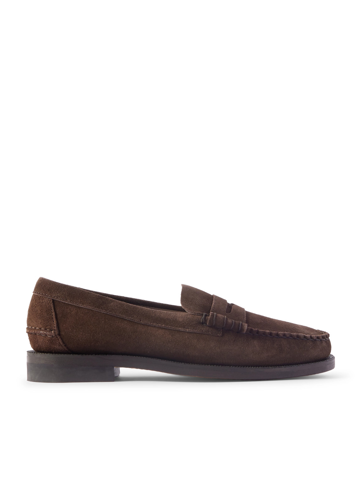 Sebago Classic Dan Suede Penny Loafers In Brown