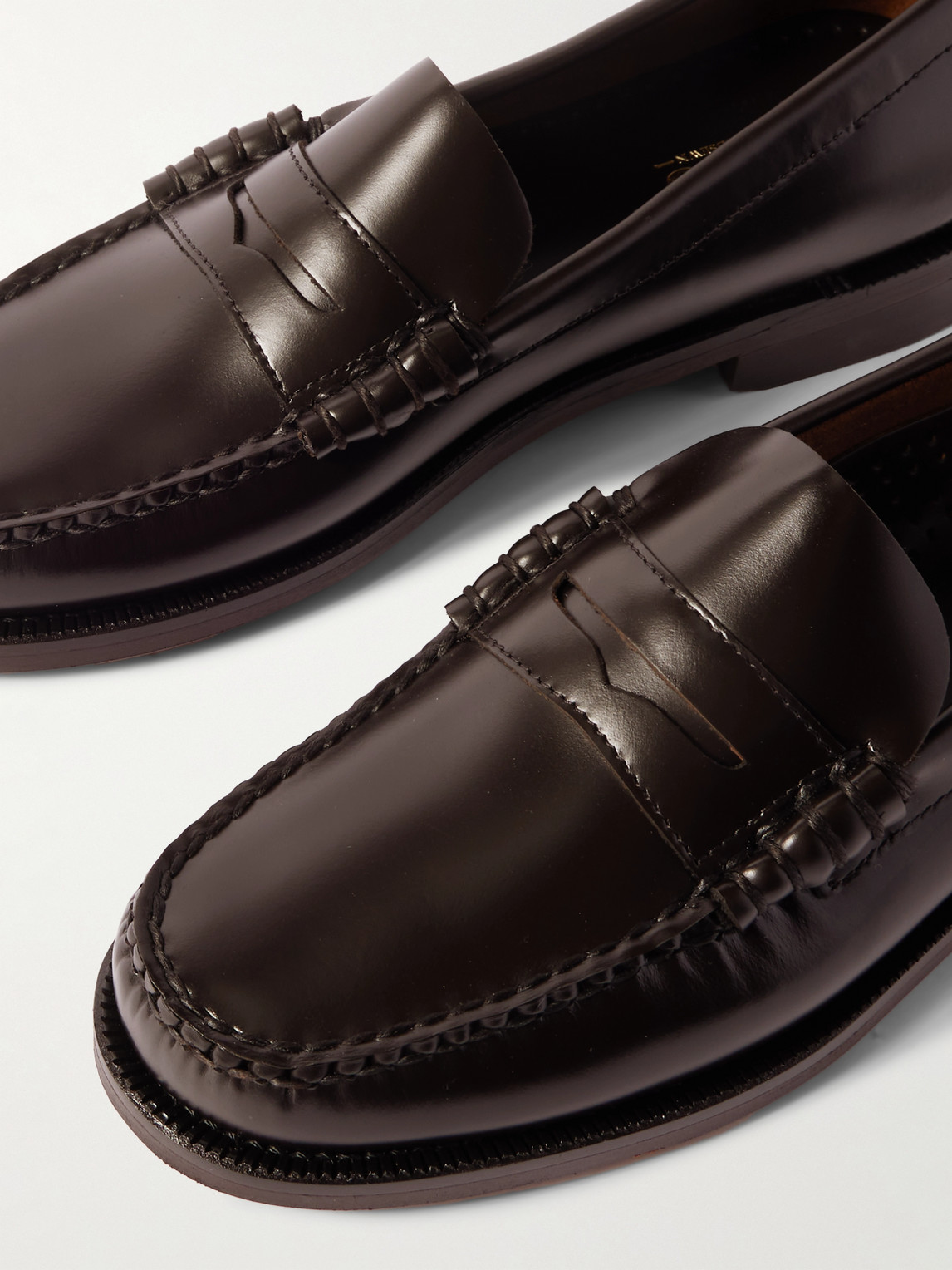 Sebago Classic Dan Leather Penny Loafers In Brown