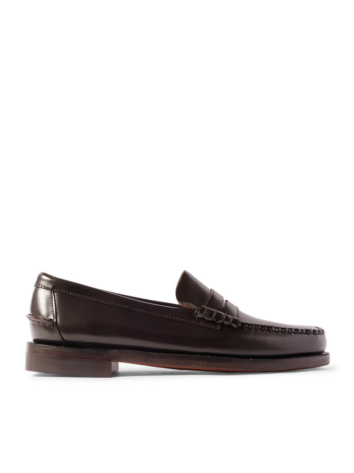Sebago Classic Dan Leather Penny Loafers In Brown