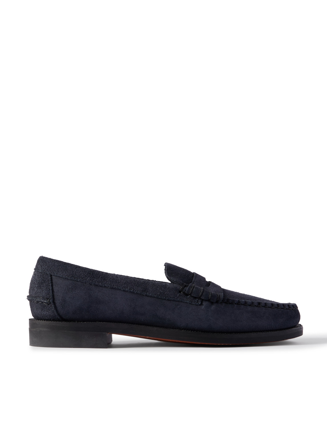 Sebago Classic Dan Suede Penny Loafers In Blue