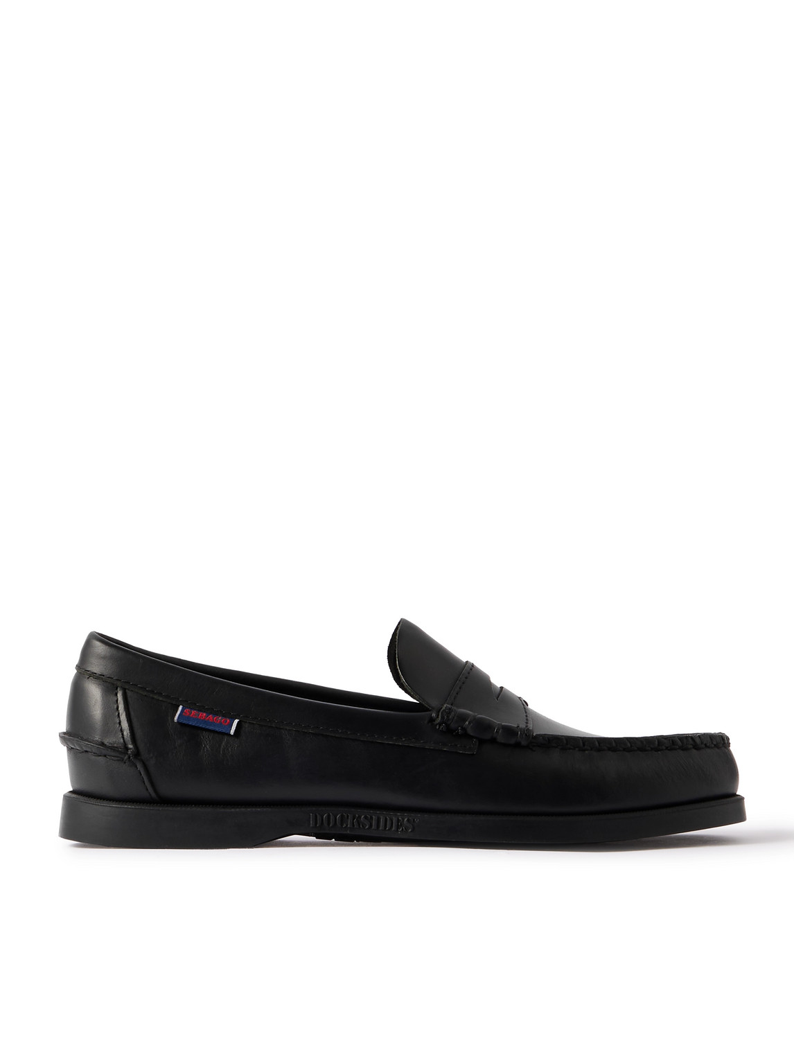 Sebago Dolphin Waxed-leather Penny Loafers