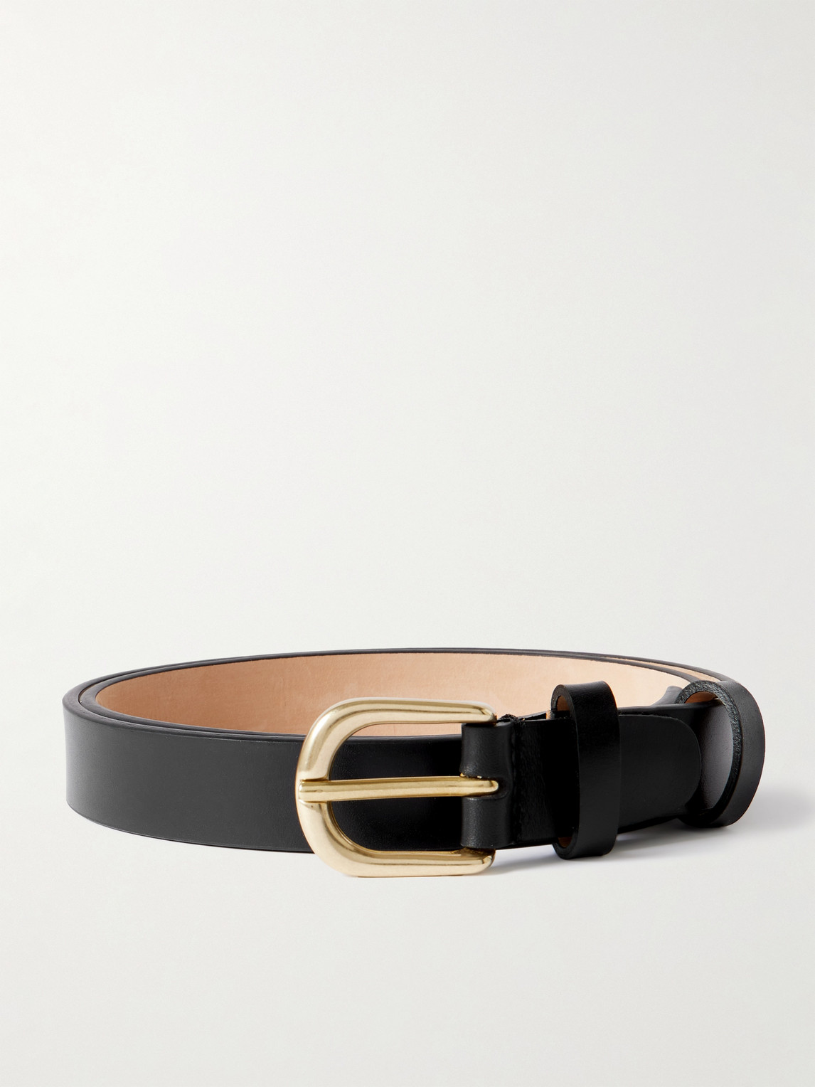 MR P. 2.5cm Leather Belt - Men
