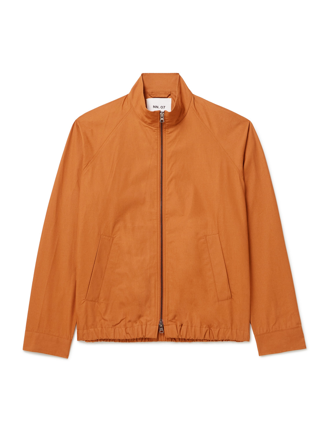 Nn07 Dave 1080 Organic Cotton-shell Bomber Jacket In Orange