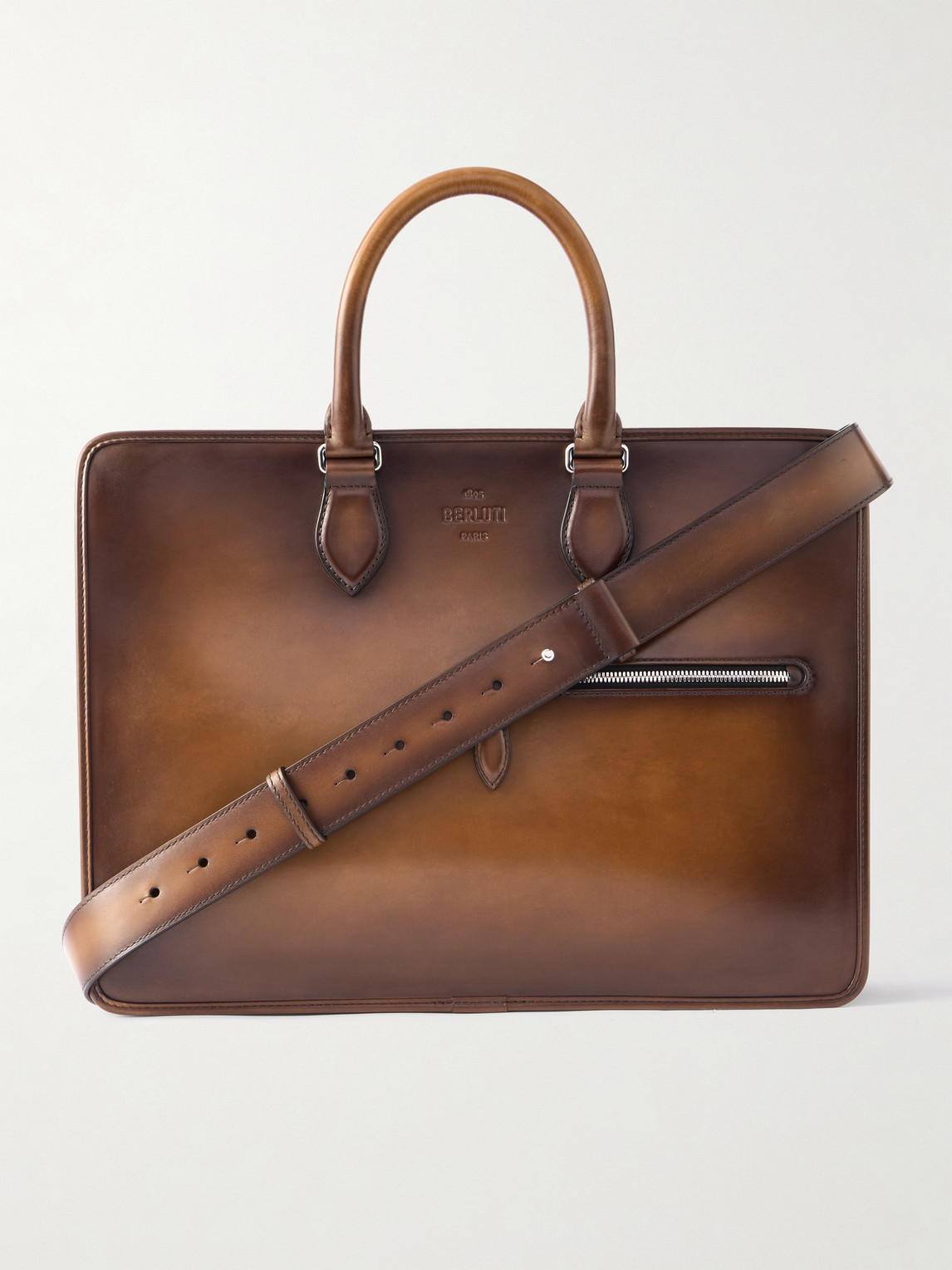 Berluti 2 Jours Neo Venezia Leather Briefcase - Men