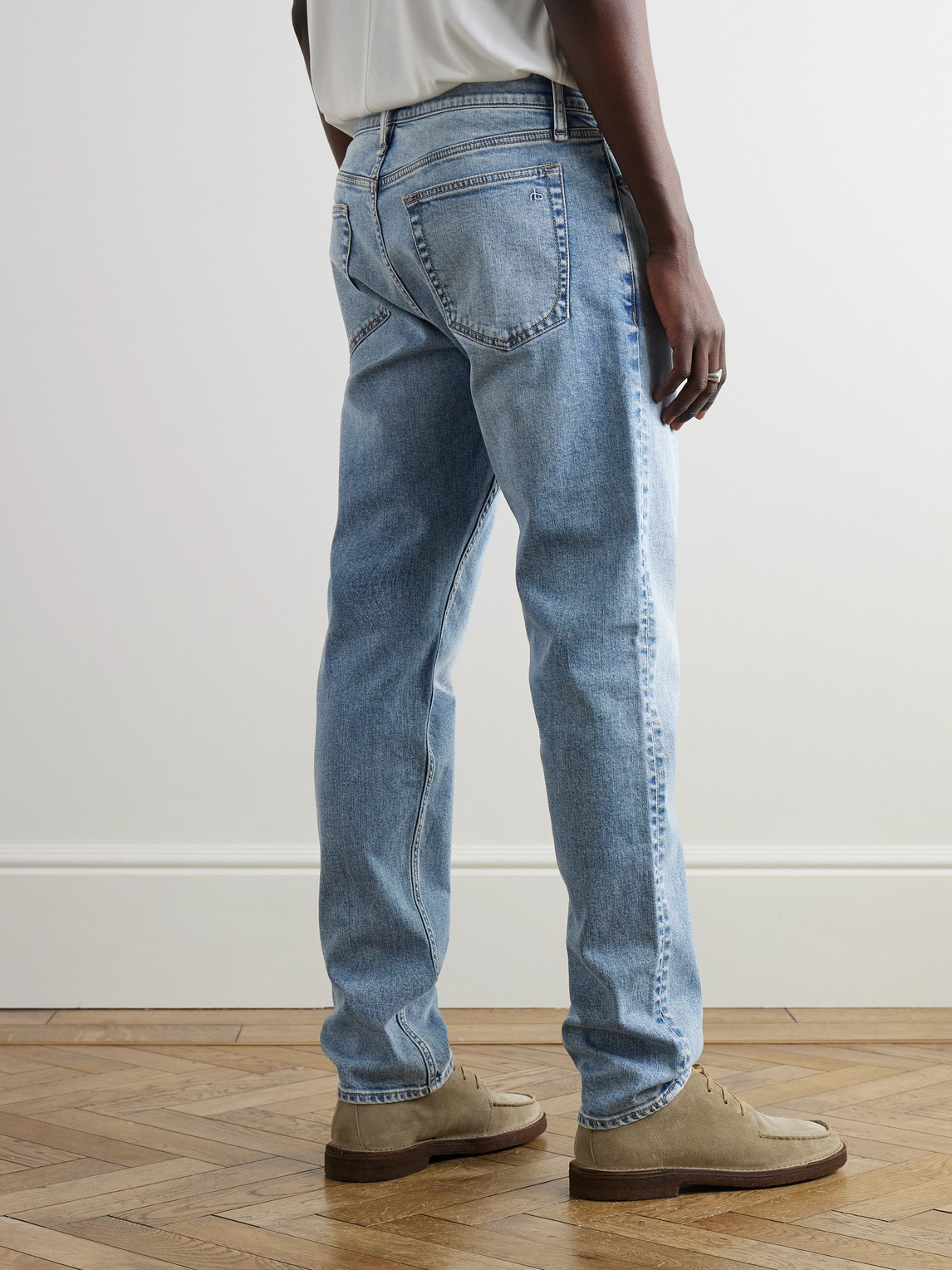 Rag & Bone Fit 2 Slim-fit Straight-leg Jeans In Blue