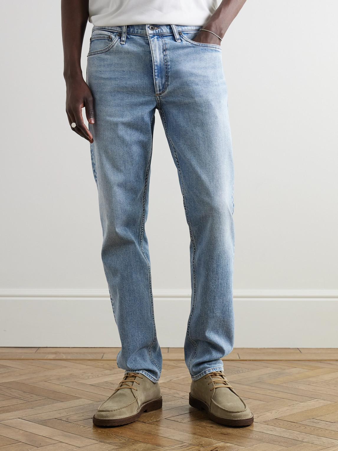 Rag & Bone Fit 2 Slim-fit Straight-leg Jeans In Blue