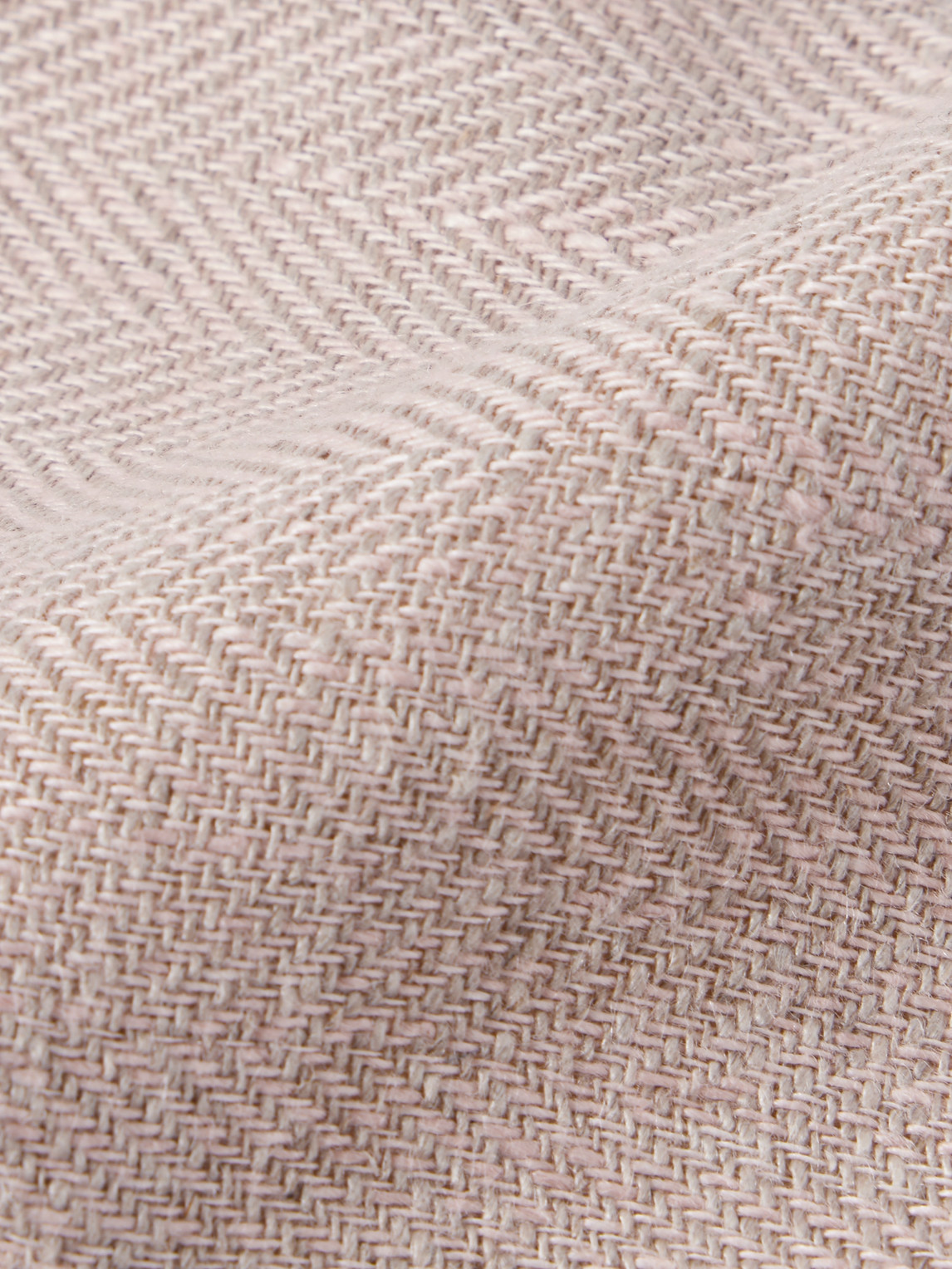 Oliver Spencer 8cm The Southwell Herringbone Linen Tie