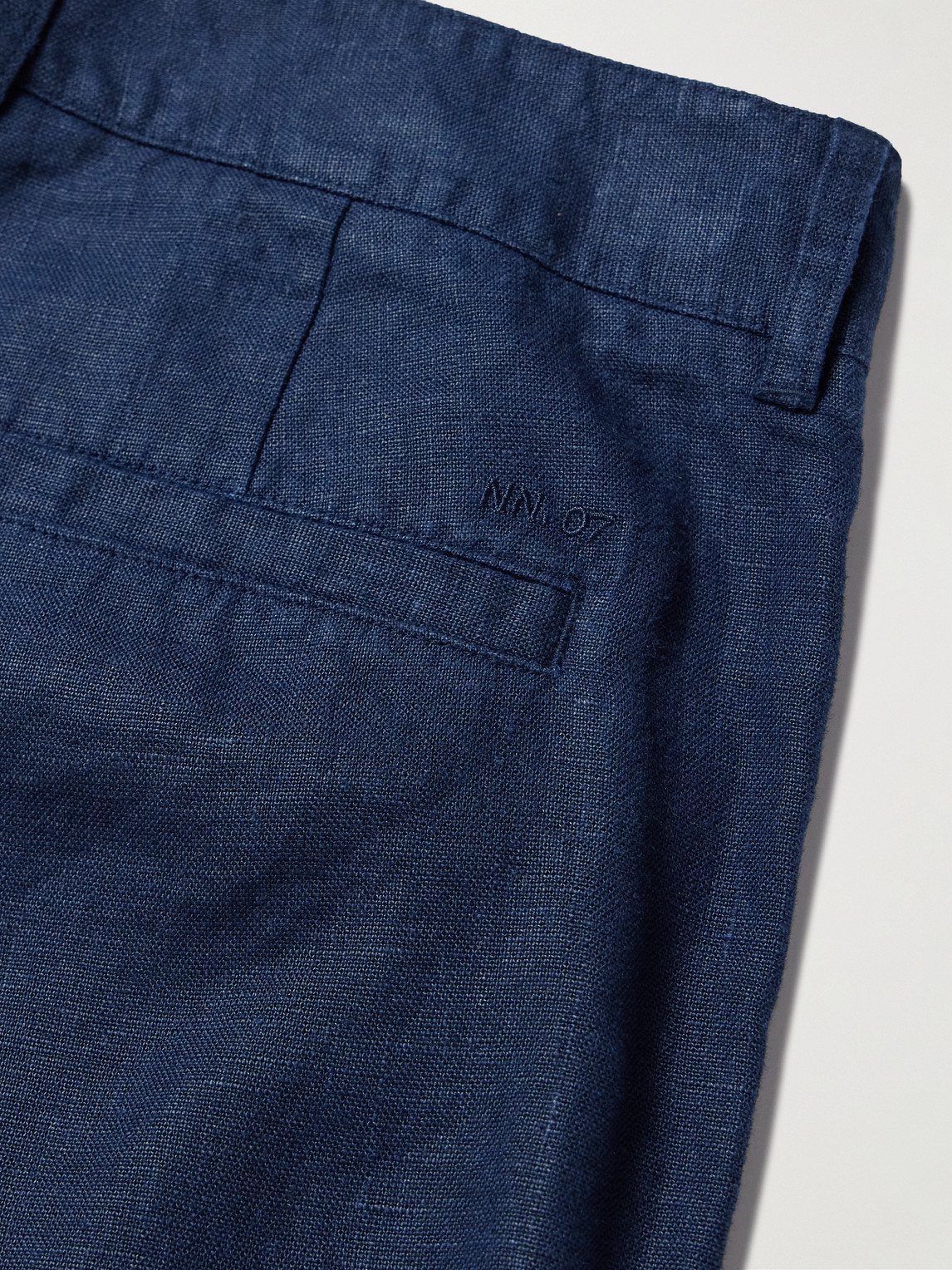 Aden 1454 Straight-Leg Woven Linen Trousers