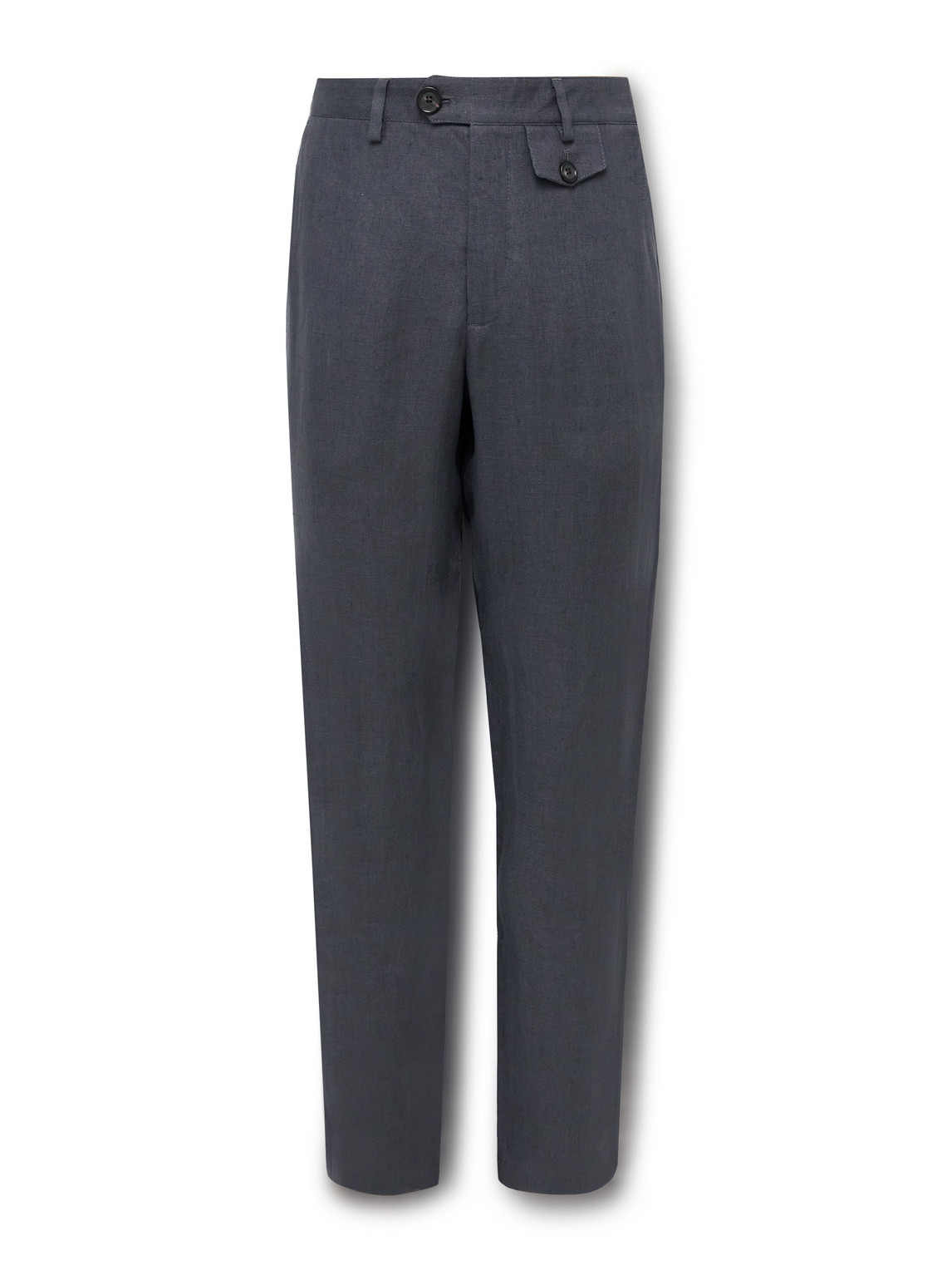 Oliver Spencer Fishtail Tapered Linen Trousers