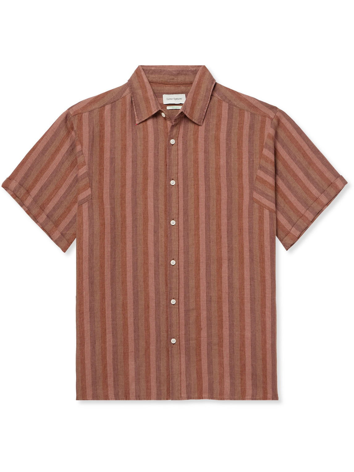 Oliver Spencer Garrison Striped Linen Shirt