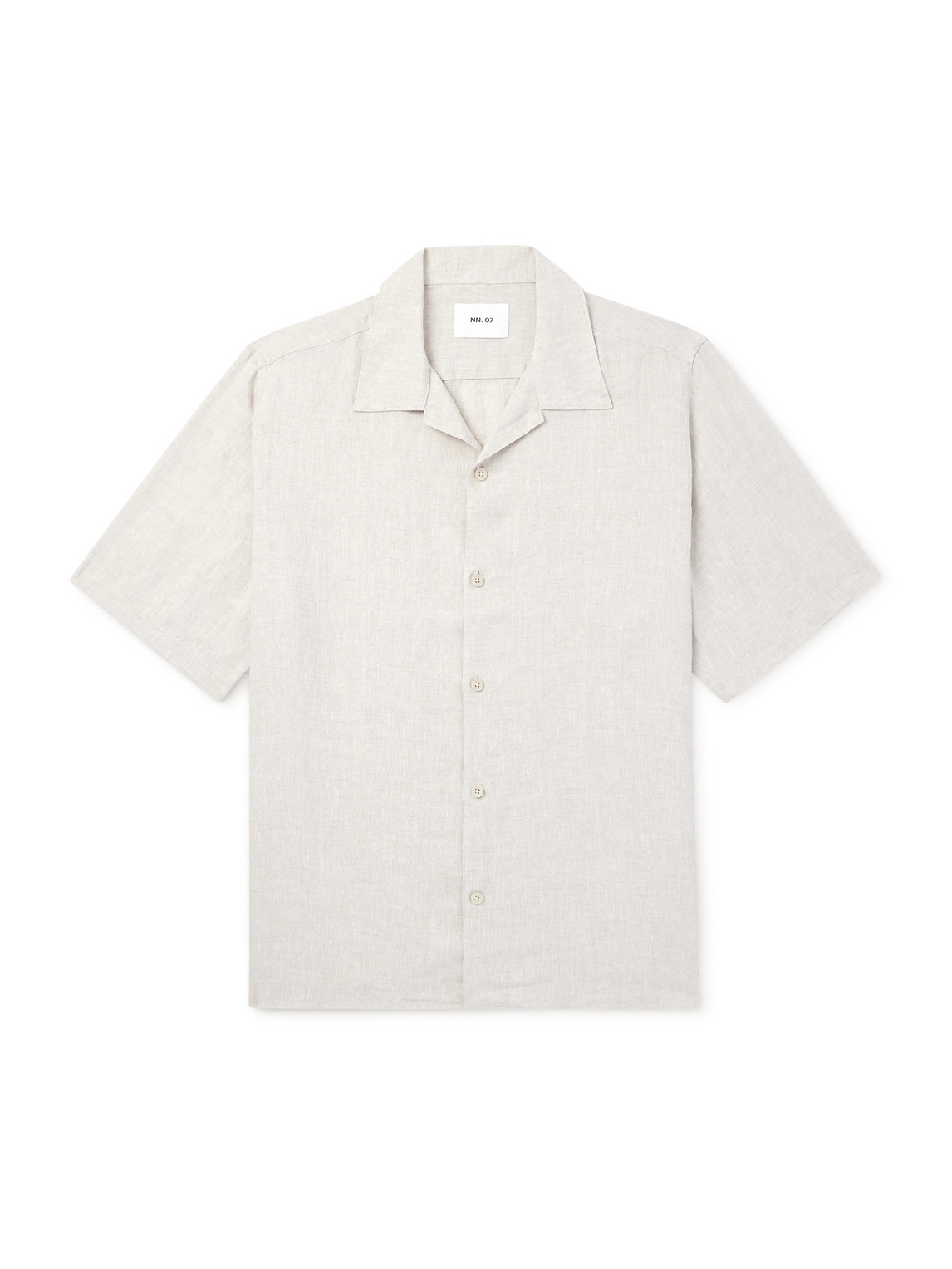 Julio 5708 Camp-Collar Linen Shirt