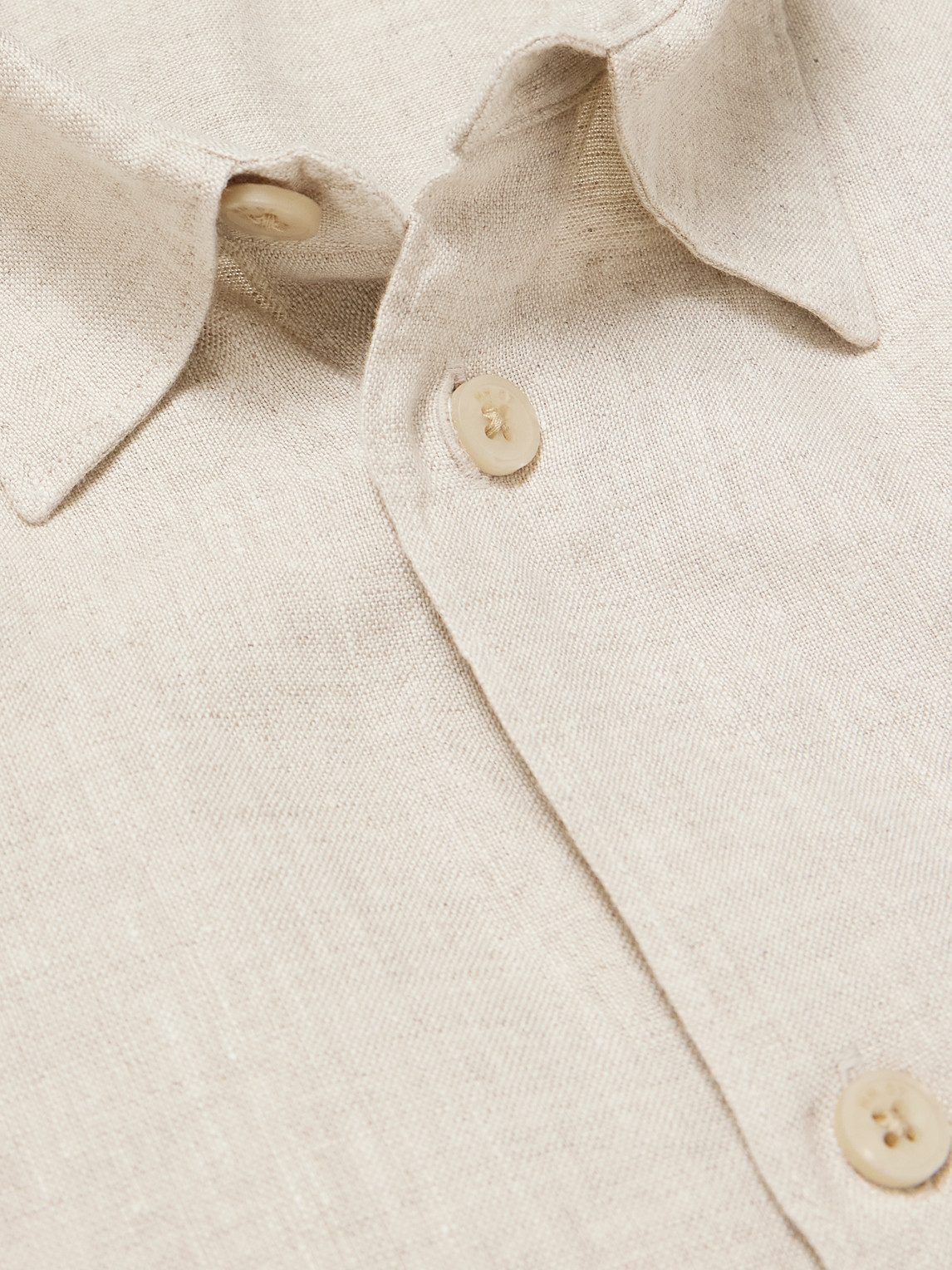 Nn07 Enzo 5708 Linen Shirt In White