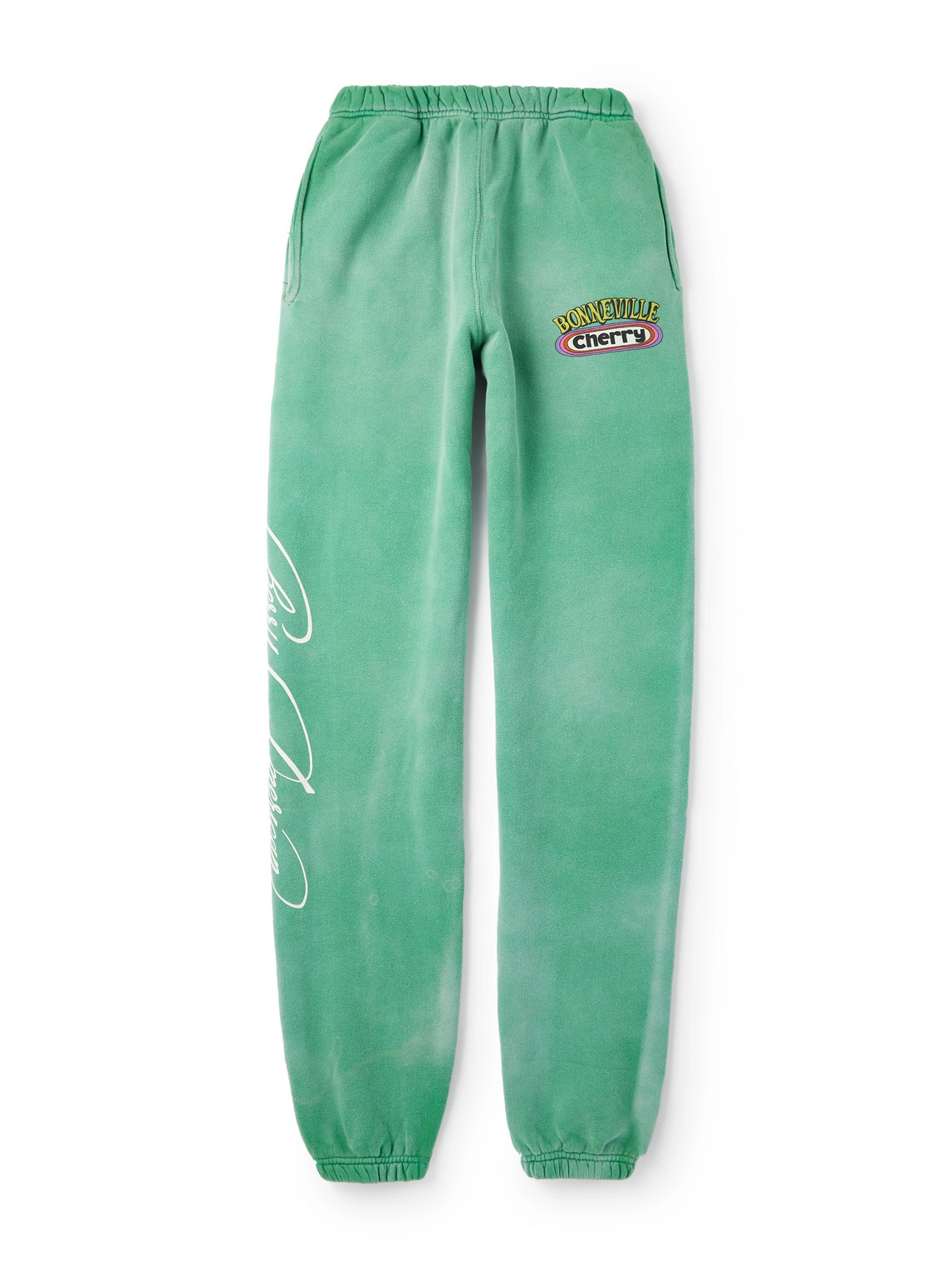 Tapered Logo-Print Cotton-Fleece Sweatpants