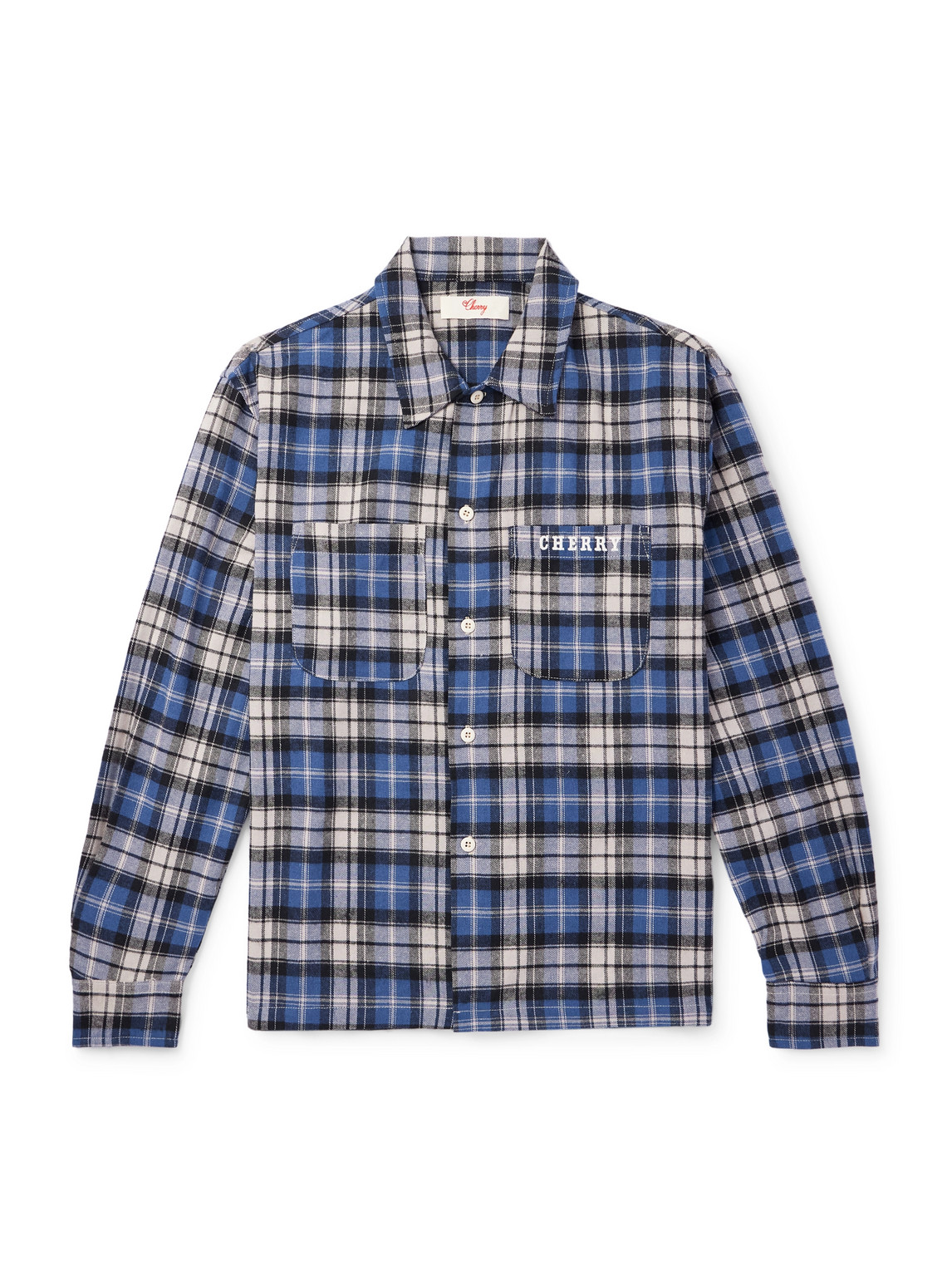 Checked Cotton-Flannel Shirt