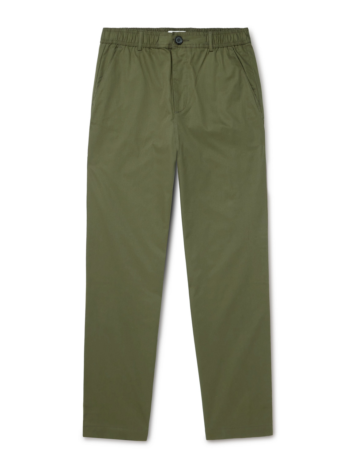 Oliver Spencer Ashdown Straight-leg Cotton-twill Drawstring Trousers
