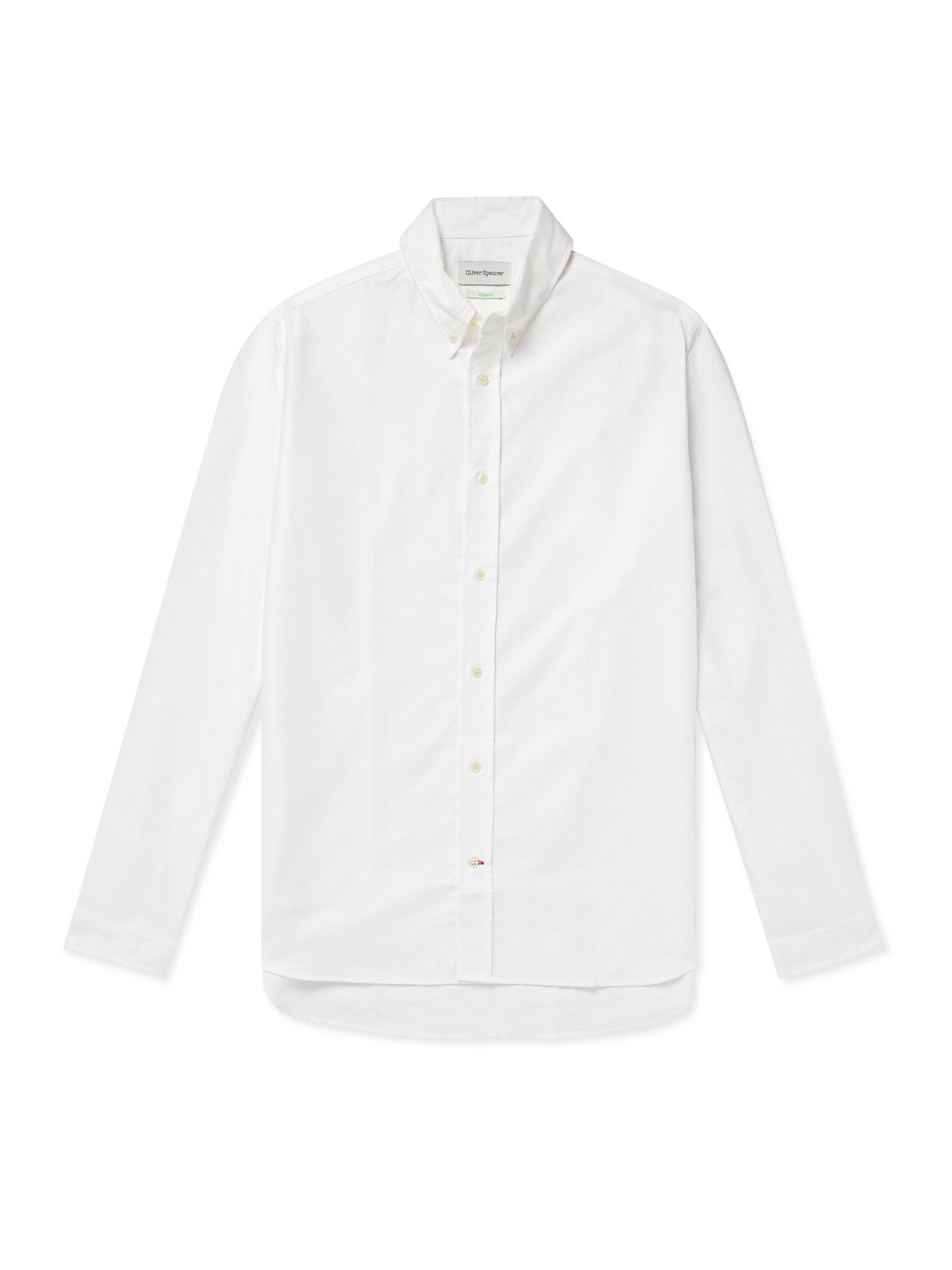 Oliver Spencer Brook Button-down Collar Organic Cotton Shirt