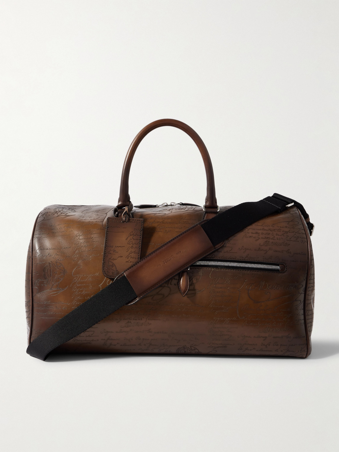 Berluti Jour Off Scritto Venezia Leather Weekend Bag - Men