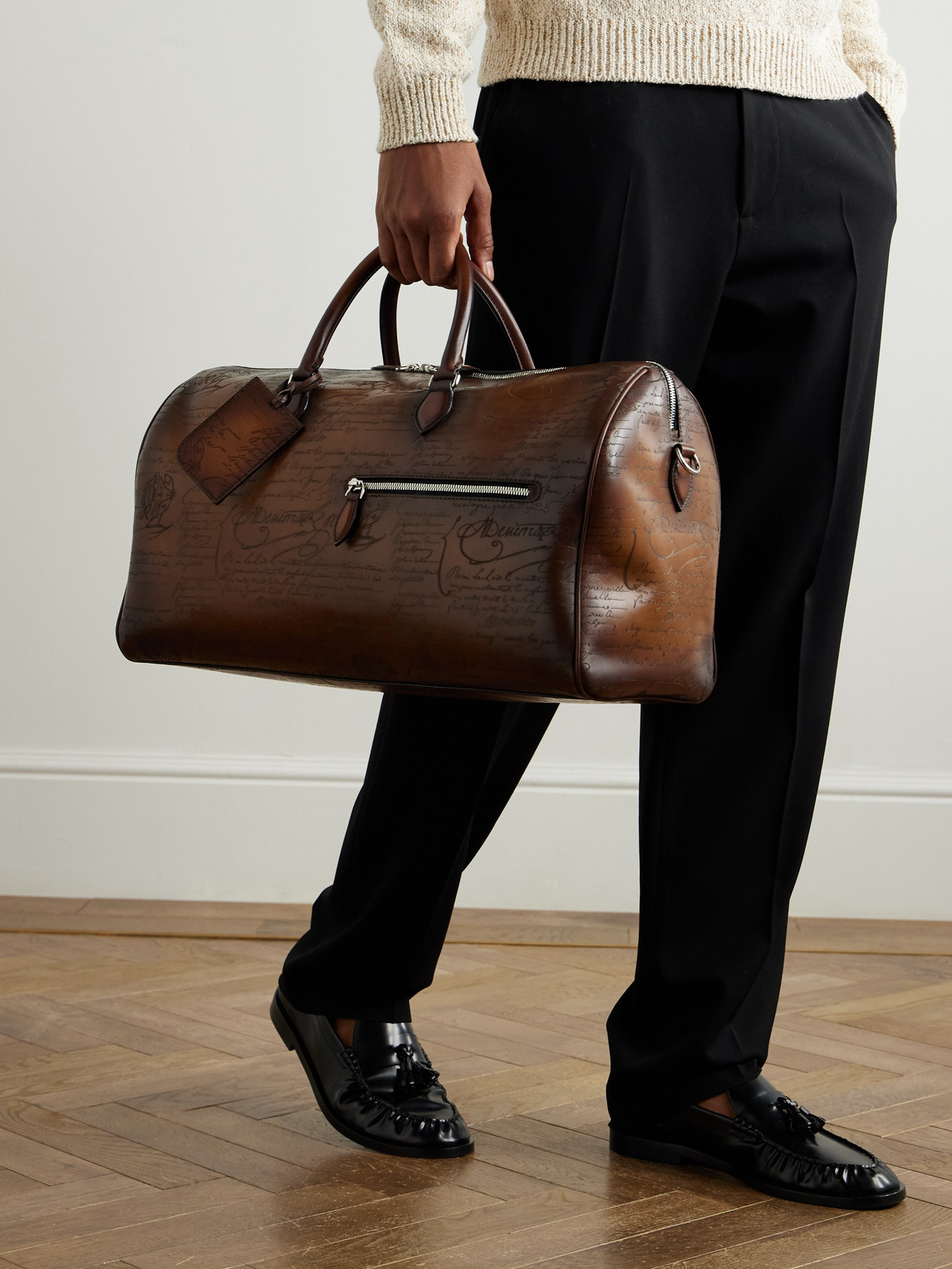 Jour Off Scritto Venezia Leather Weekend Bag — 2