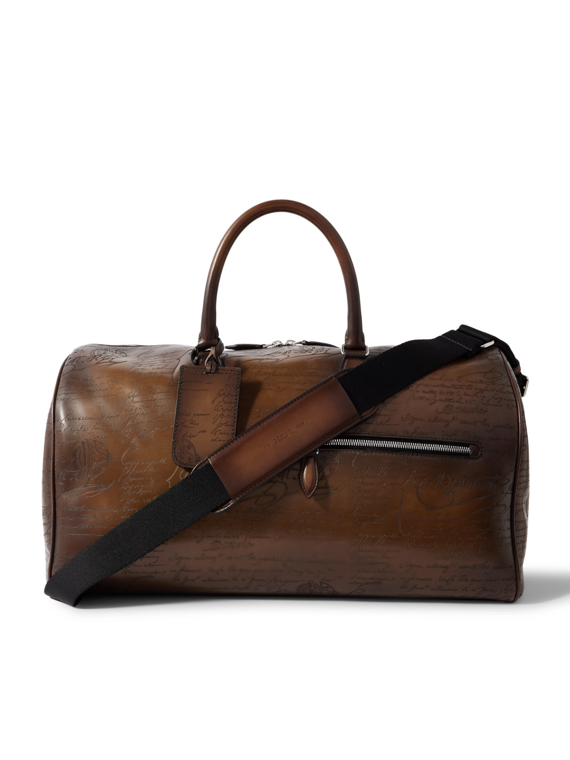 Berluti Jour Off Scritto Venezia Leather Weekend Bag