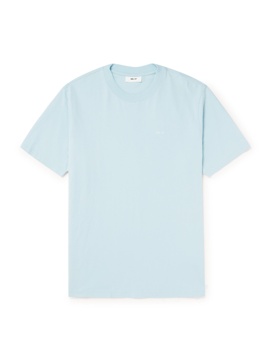 Nn07 Adam 3209 Logo-embroidered Pima Cotton-jersey T-shirt