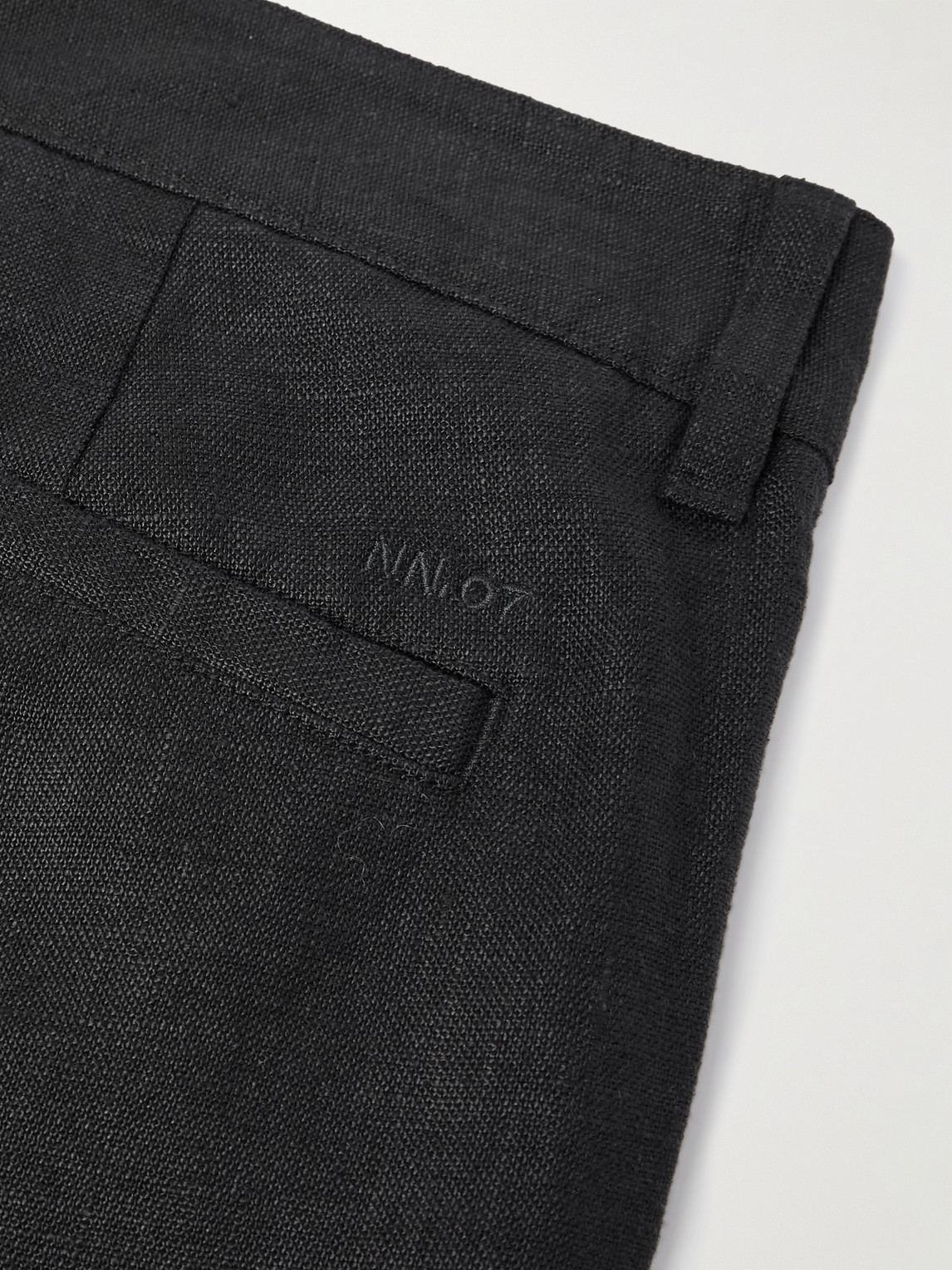 Aden 1454 Straight-Leg Woven Linen Trousers