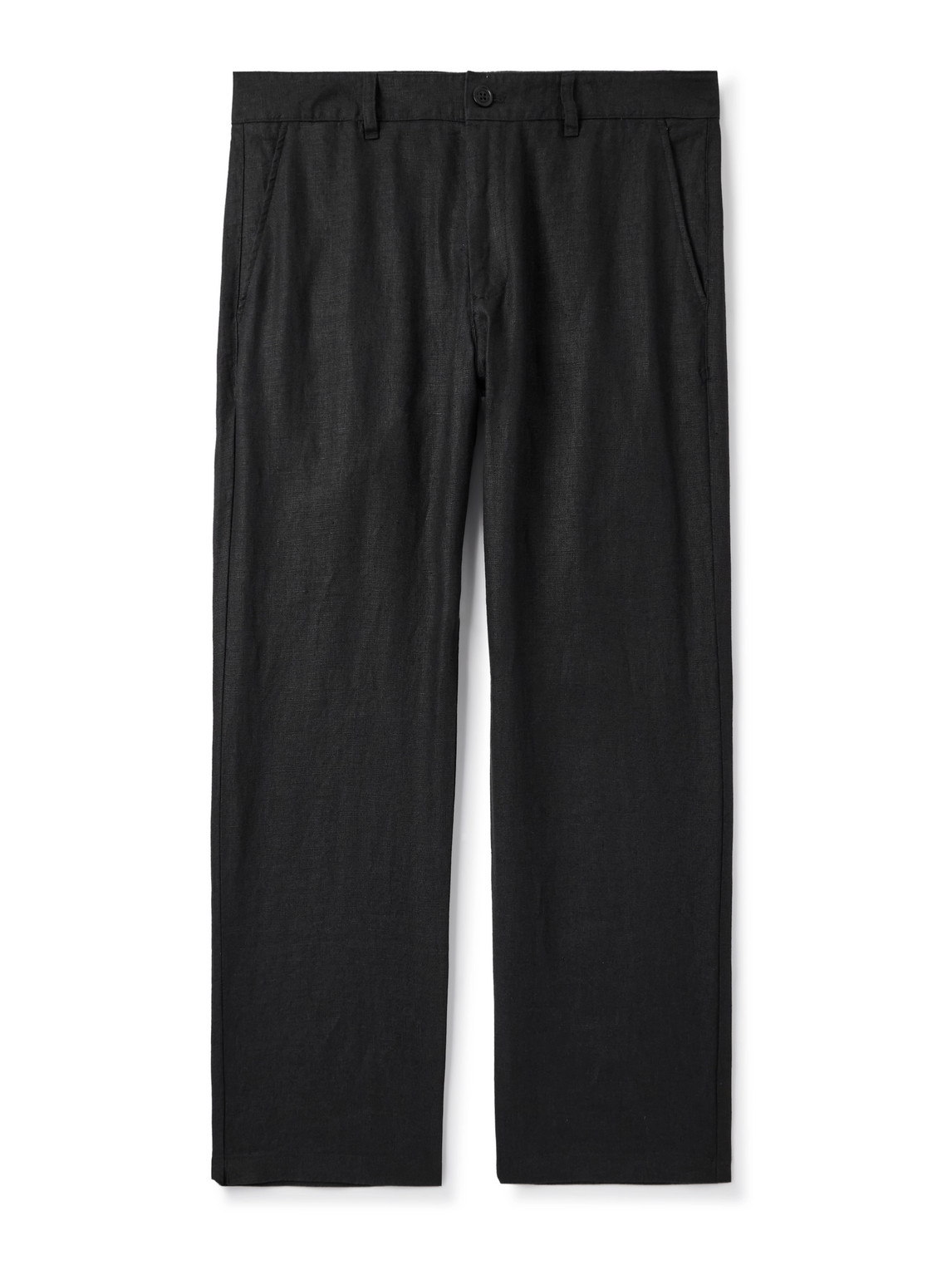 Nn07 Aden 1454 Straight-leg Linen Suit Trousers In Blue
