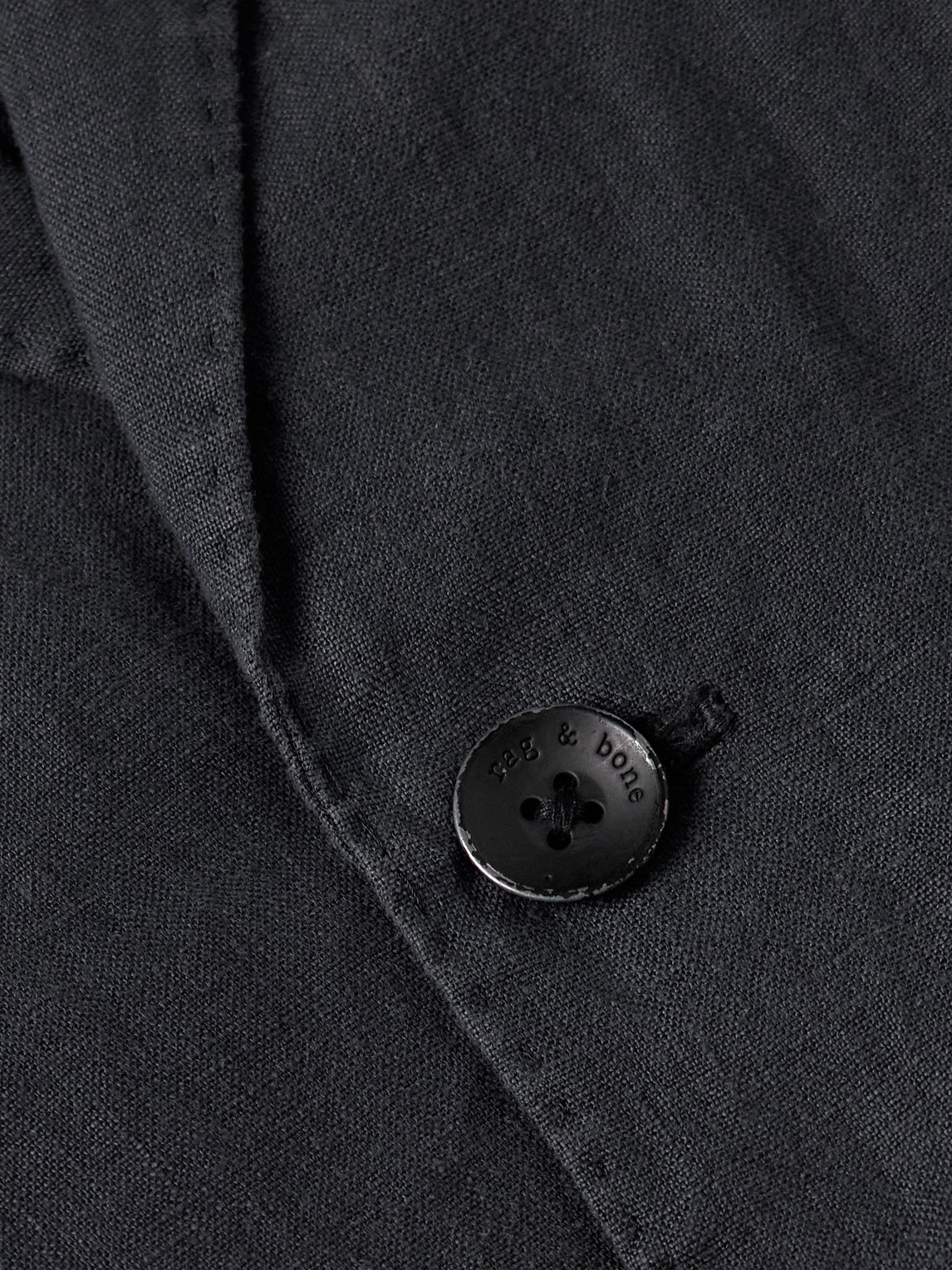 Rag & Bone Butler Linen Blazer In Blue