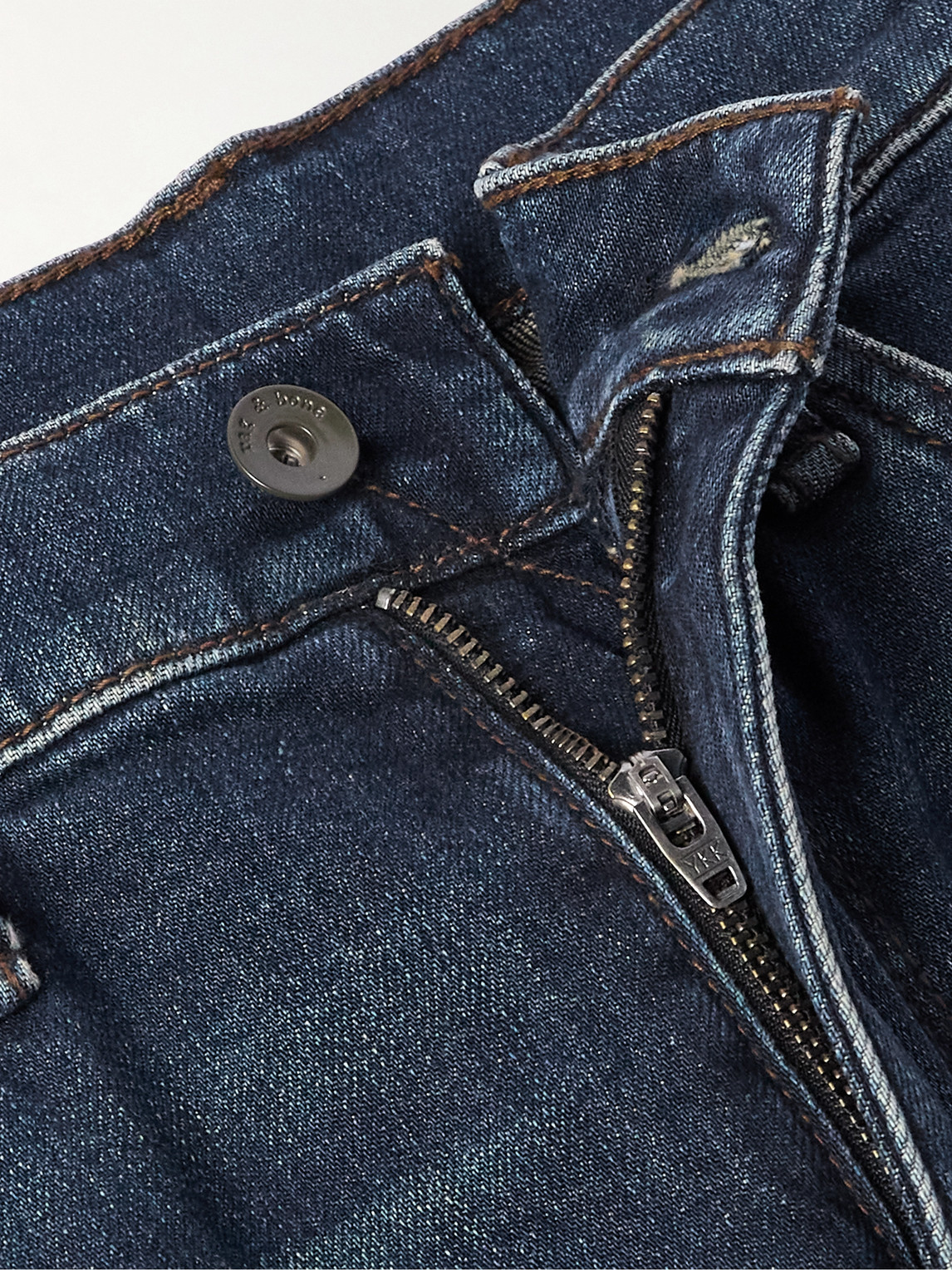 Rag & Bone Fit 3 Stretch Slim Jeans In Blue