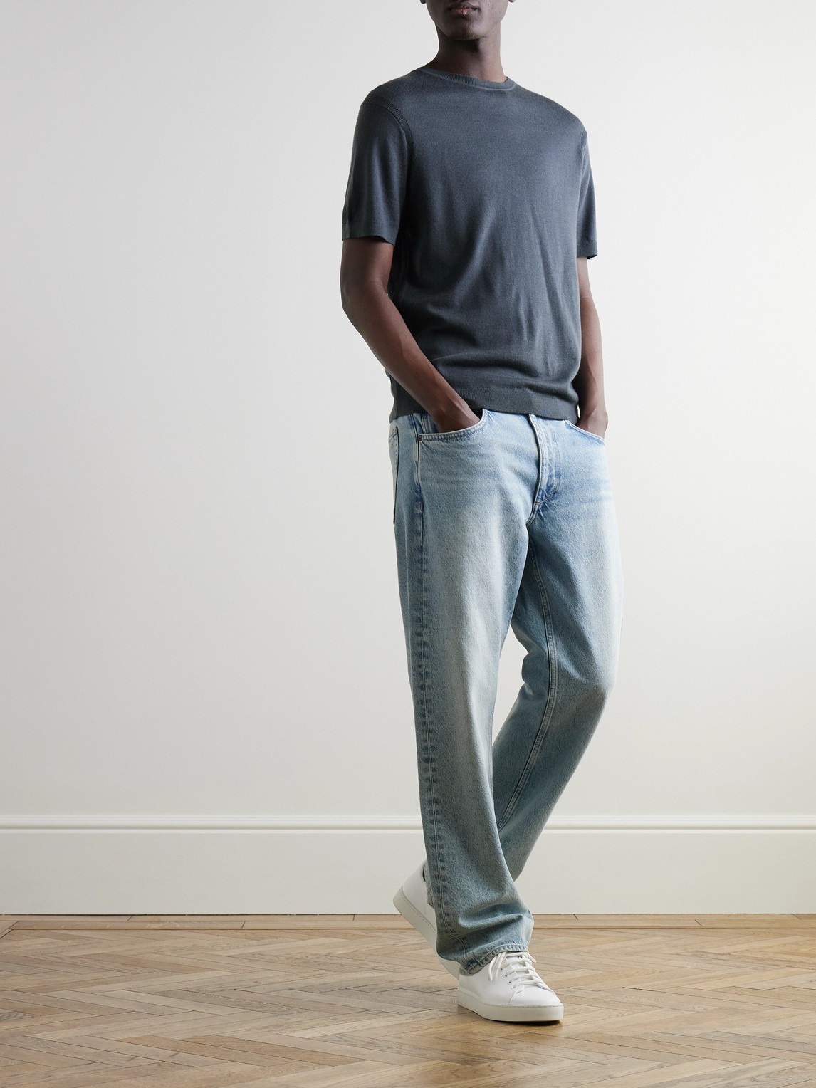 Rag & Bone Aulton Wool And Lyocell-blend T-shirt