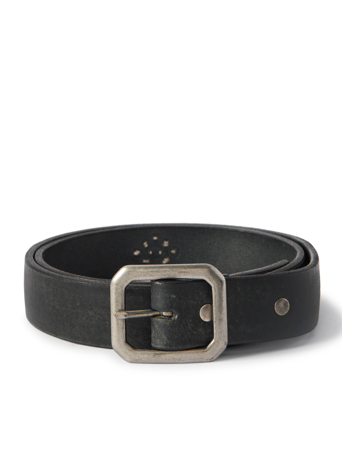 Cherry Los Angeles 3cm Studded Leather Belt In Black