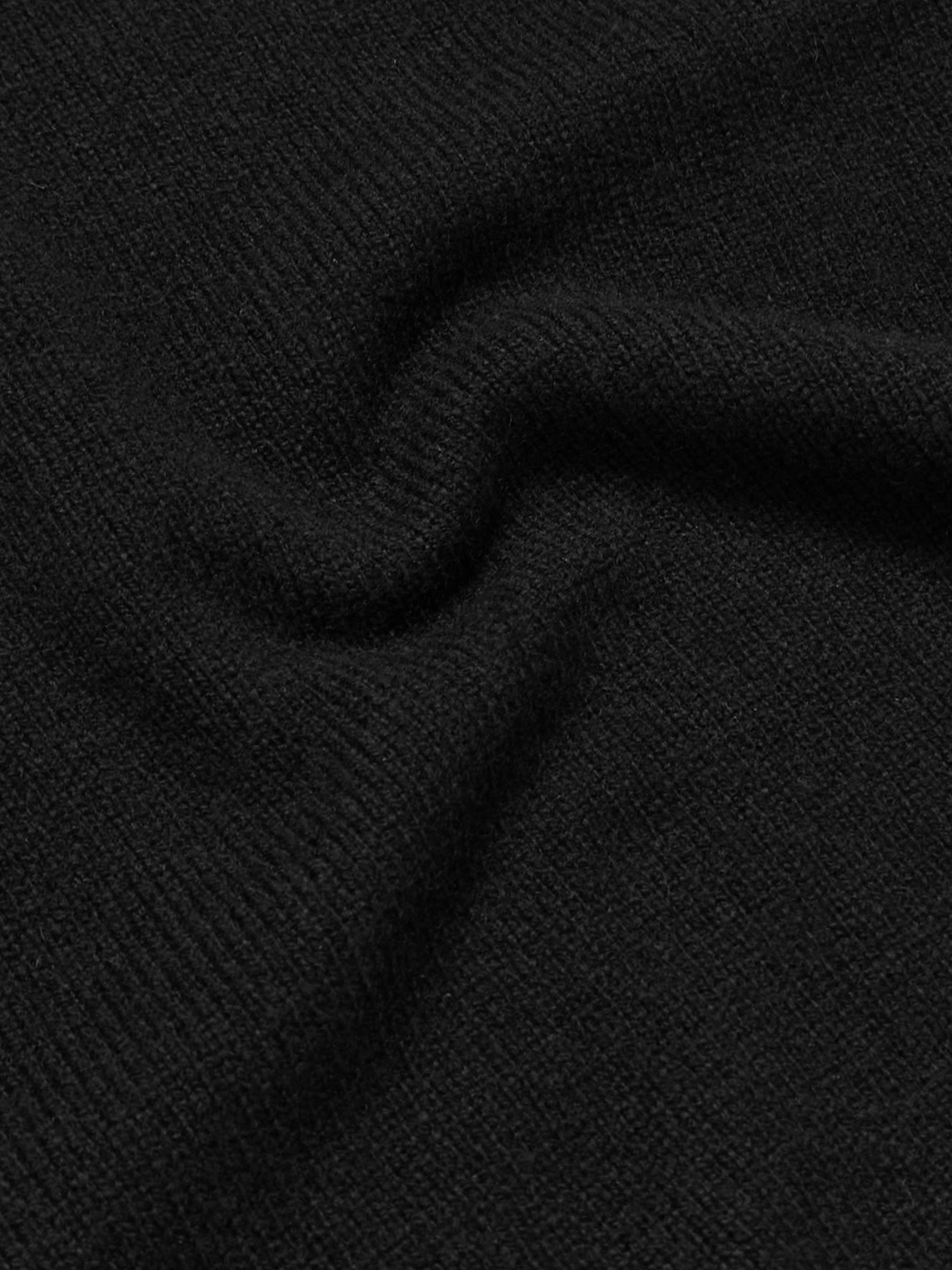 John Smedley Norfolk Recycled-cashmere And Merino Wool-blend Sweater In Black