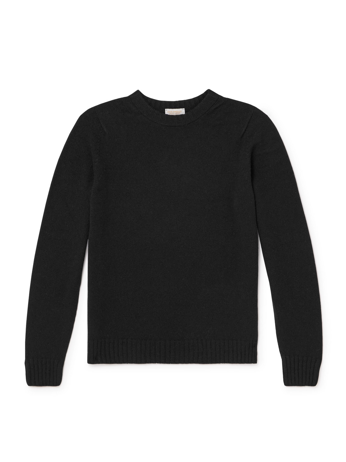 John Smedley Norfolk Recycled-cashmere And Merino Wool-blend Sweater In Black