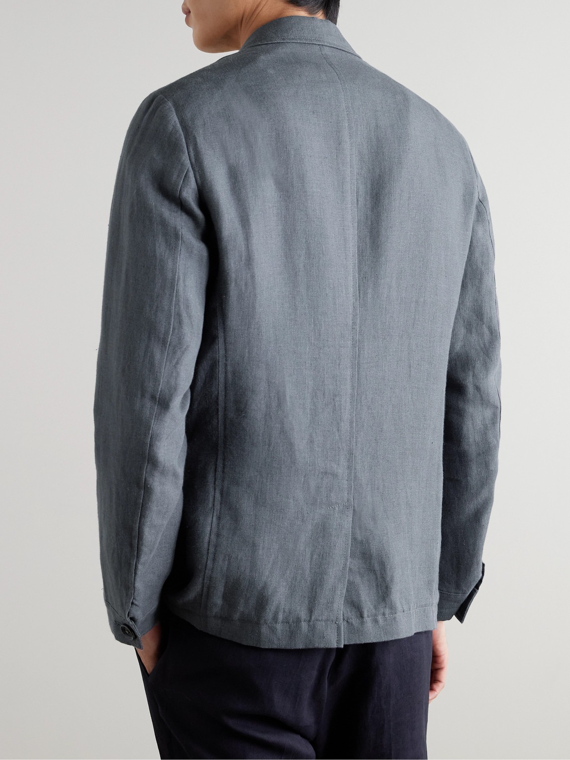 Oliver Spencer Laurel Unstructured Linen Suit Jacket