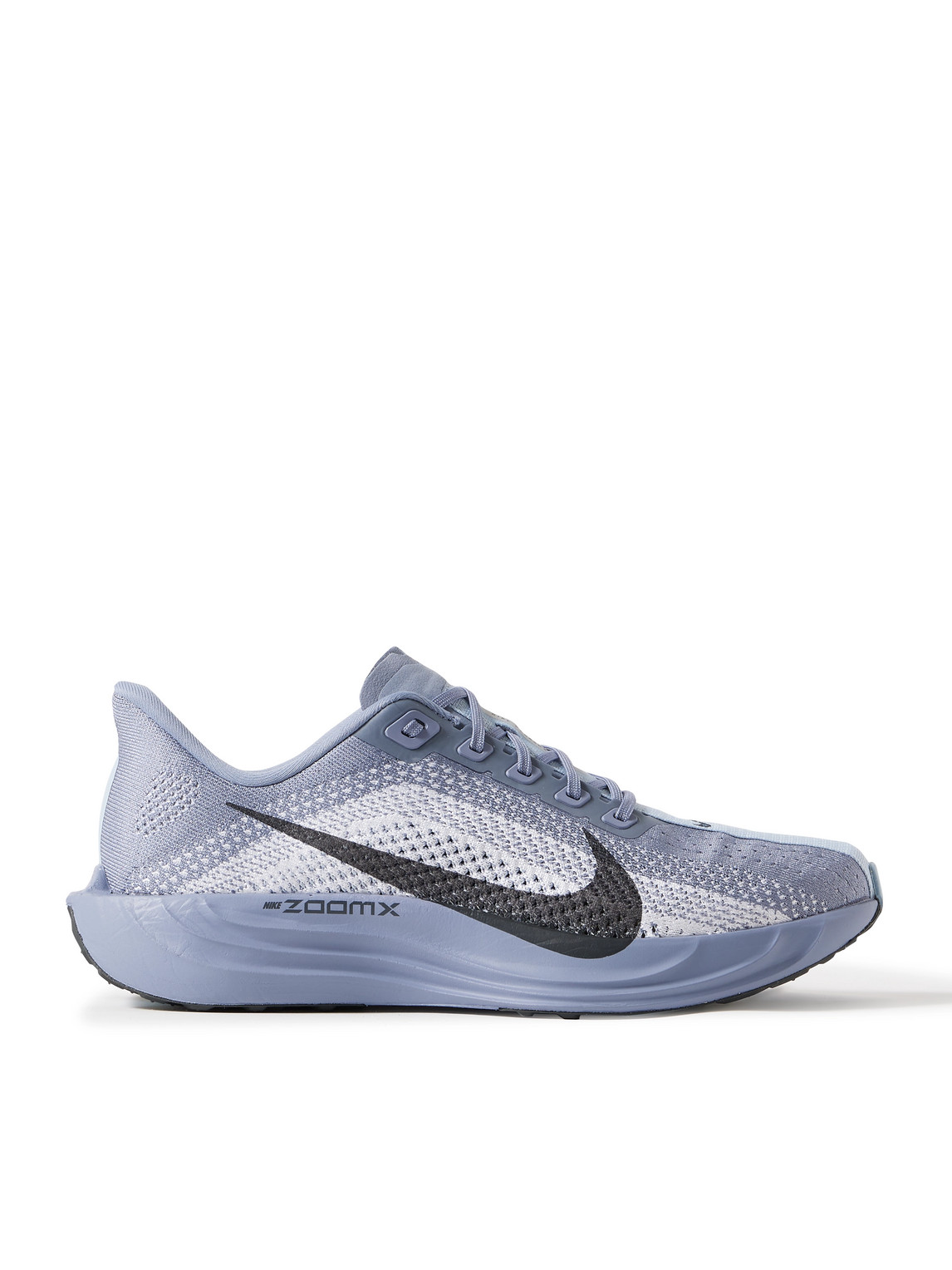 Pegasus Plus Canvas-Trimmed Flyknit Sneakers